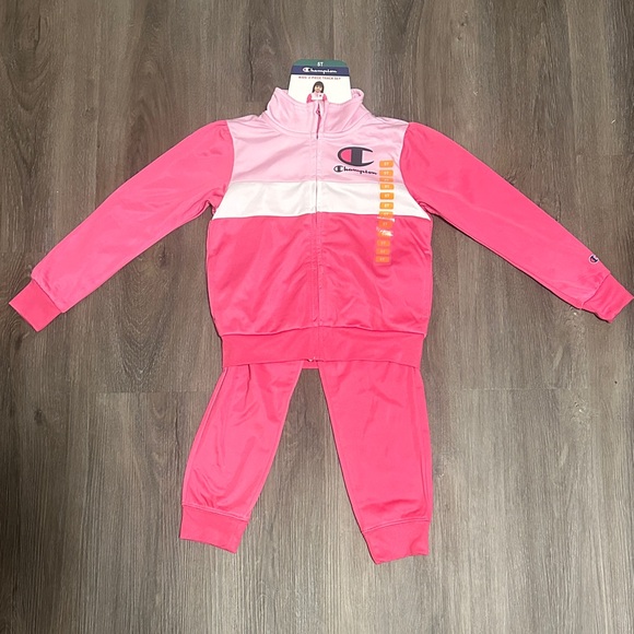 Champion Kids' Pink and White Tracksuit 5T - Picture 1 of 3